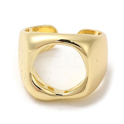 Brass Open Cuff Rings RJEW-Q778-09G-1