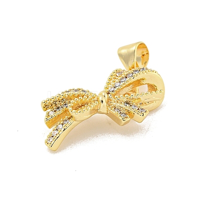 Rack Plated Brass with Cubic Zirconia Pendant KK-P270-03A-G-1