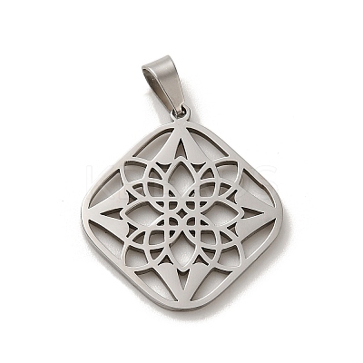 Non-Tarnish 304 Stainless Steel Pendants LS-STAS-O005-23P-1