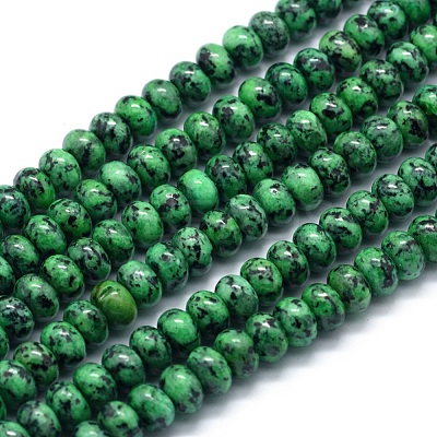 Natural & Synthetic Gemstone Beads Strands G-E507-M-6mm-1