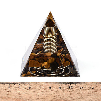 Orgonite Pyramid Resin Energy Generators DJEW-N003-07C-1