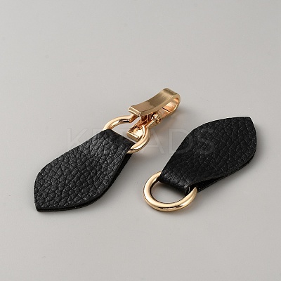 Zinc Alloy & Imitation Leather Toggle Buckle AJEW-WH0678-68A-1