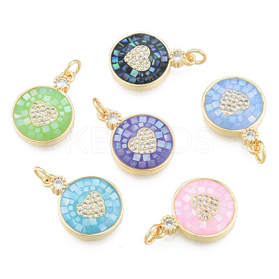 Natural Abalone Shell/Paua Shell Pendants KK-N227-109-1