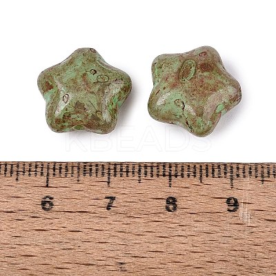 Picasso Opaque Glass Beads SEED-N012-08G-1