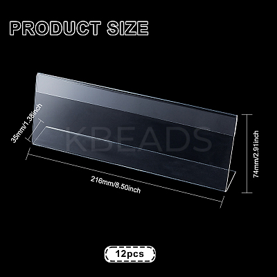 Acrylic Table Sign Holders LS-AJEW-WH0033-14A-1