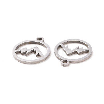 Non-Tarnish 201 Stainless Steel Charms STAS-G281-01P-02-1