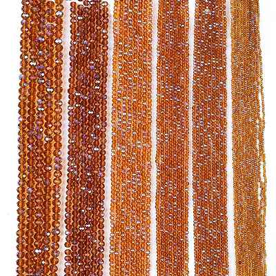Electroplate Glass Beads Strands EGLA-A044-T4mm-L04-1
