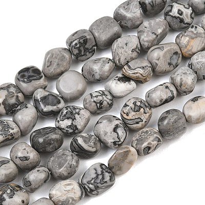 Natural Map Stone Beads Strands GG-CBA787B-A38-1