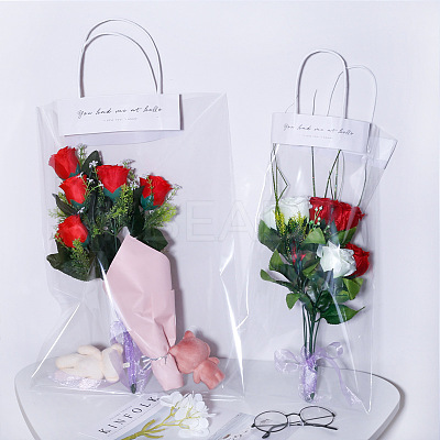 Transparent BOPP Plastic Gift Bag ABAG-F003-01C-1