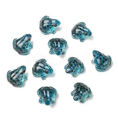 Luminous Resin Frog Micro Landscape Scene Ornaments DIY-YWC0009-03D-1