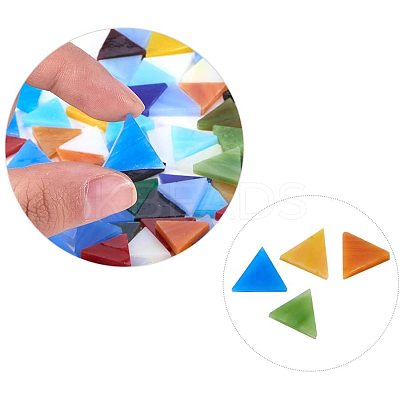 Mosaic Glass Cabochons GLAA-PH0005-02-1