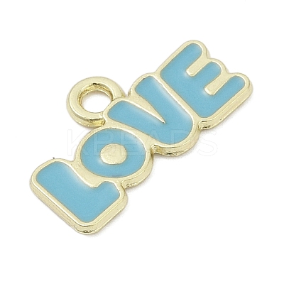 Valentine's Day Alloy Enamel Pandants PALLOY-V001-06A-1