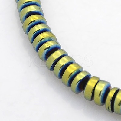 Electroplate Non-magnetic Synthetic Hematite Beads Strands G-J216C-07-1
