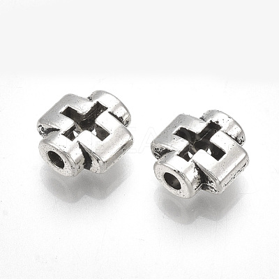 Tibetan Style Alloy Beads TIBE-31215-048AS-RS-1