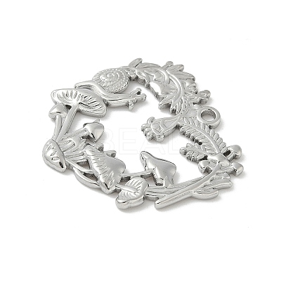 304 Stainless Steel Pendants STAS-S186-10P-1