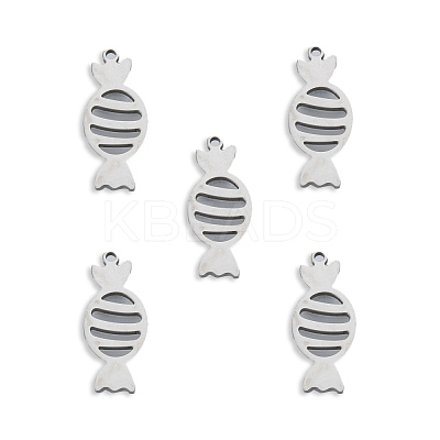 Non-Tarnish 201 Stainless Steel Pendants STAS-N098-128P-1