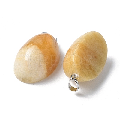 Natural Topaz Jade Pendants G-A259-03P-03-1