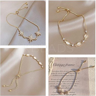 DIY Stainless Steel Slider Bracelets Making Kits DIY-UN0001-91-1