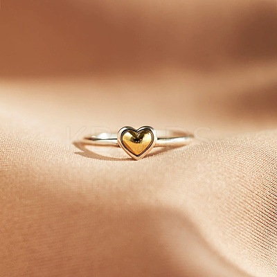 Heart 925 Sterling Silver Finger Rings for Women FS-WG1734C-03-1
