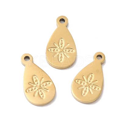 Ion Plating(IP) 316L Surgical Stainless Steel Charms STAS-H213-81G-1