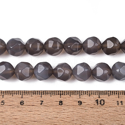 Natural Agate Beads Strands G-T121-08G-1