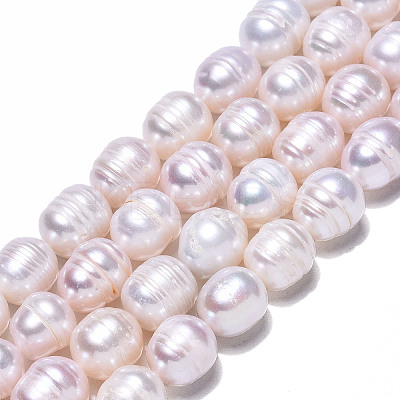 Natural Cultured Freshwater Pearl Beads Strands X-PEAR-N012-09B-1
