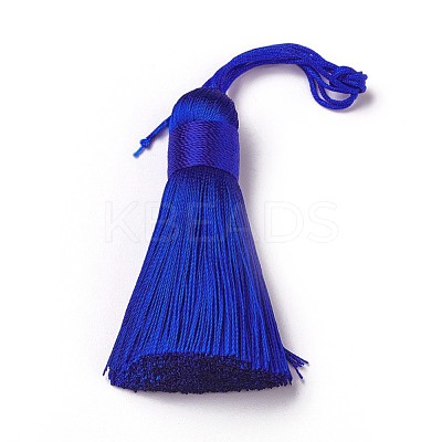 Polyester Tassel Big Pendants HJEW-K030-A-33-1