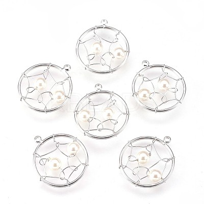 Brass Pendants KK-P153-08P-NF-1