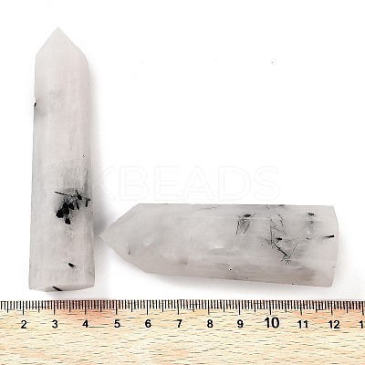 Tower Natural Tourmalinated Quartz Healing Stone Wands G-A096-02H-1-1