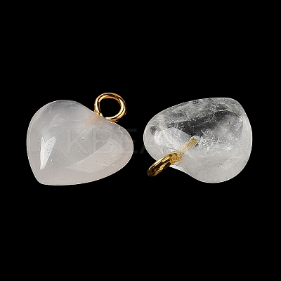 Natural Quartz Crystal Pendants G-E603-01G-10-1