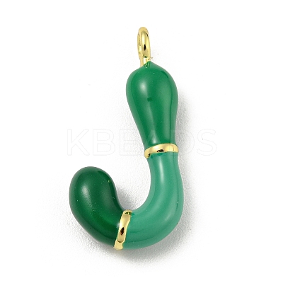 Brass Enamel Pendants KK-E093-03G-J-1