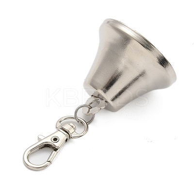 Iron Bell Pendant Decoration HJEW-JM02458-1