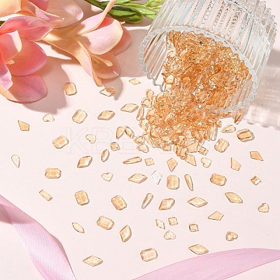 Transparent Flat Back Glass Rhinestone Cabochons MRMJ-T063-369B-1