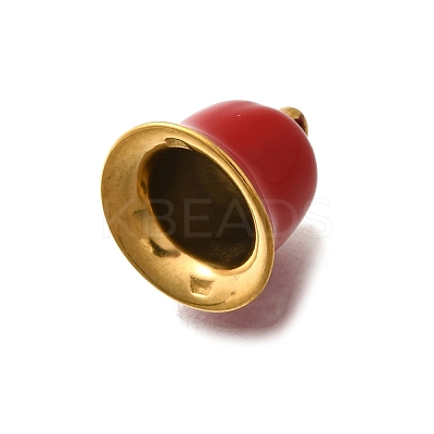 304 Stainless Steel Enamel Charms STAS-D310-04G-01-1