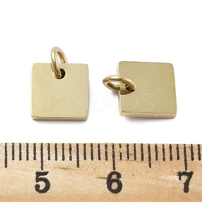 Geometric Figure Style 304 Stainless Steel Stamping Blank Tag Charms STAS-D302-03C-1