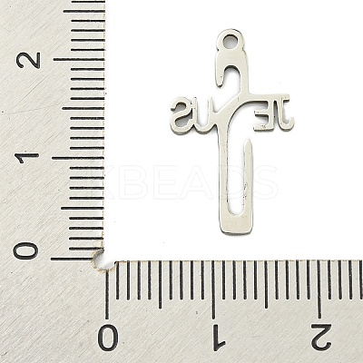 Non-Tarnish 201 Stainless Steel Pendants STAS-M015-07P-1