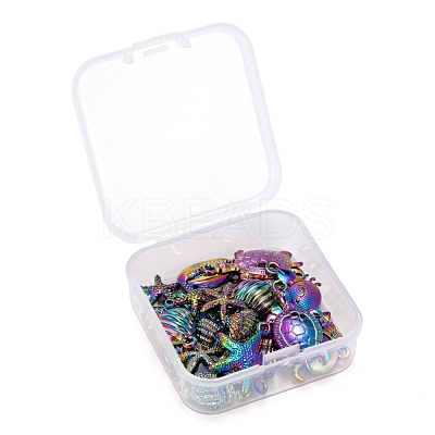 20Pcs 10 Style Alloy Pendants FIND-LS0001-22MC-1