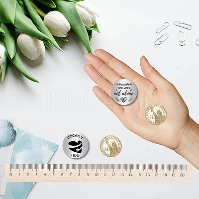 Pocket Hug Token Long Distance Relationship Keepsake Keychain Making Kit DIY-CN0002-67H-1