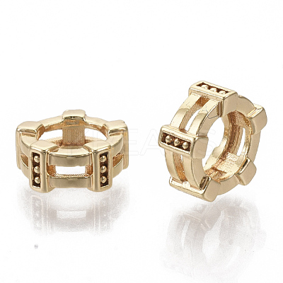 Brass European Beads KK-S354-206A-NF-1