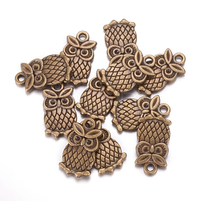 Metal Alloy Pendants Rhinestone Settings PALLOY-A14926-AB-1