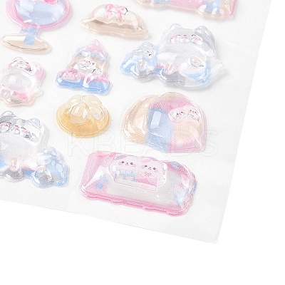 Plastic 3D Puffy Stickers DIY-H178-01D-1