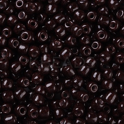 Baking Paint Glass Seed Beads SEED-US0003-4mm-K18-1