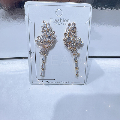 Fashionable luxury Clear Cubic Zirconia & Rhinestone Butterfly Stud Earrings KY8568-5-1