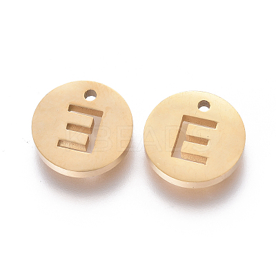 Ion Plating(IP) 304 Stainless Steel Charms STAS-I120-10E-G-1