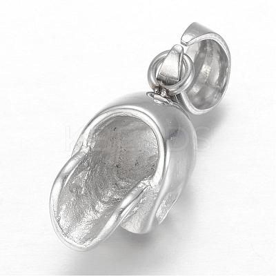316 Surgical Stainless Steel Pendants STAS-P039-107M-1