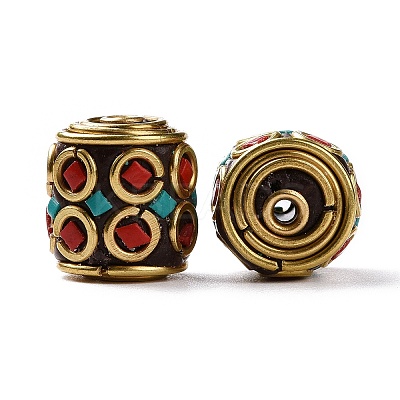 Handmade Indonesia Beads KK-G454-08G-01-1