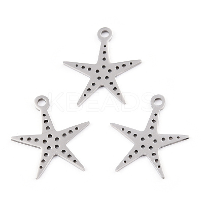 Non-Tarnish 201 Stainless Steel Pendants STAS-T052-50P-1