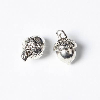 Autumn Theme Tibetan Style Alloy Pendants TIBEP-GC170-AS-RS-1