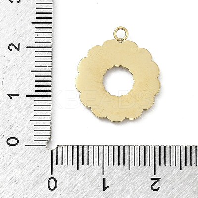 316 Surgical Stainless Steel Pendants STAS-S159-01B-G-1