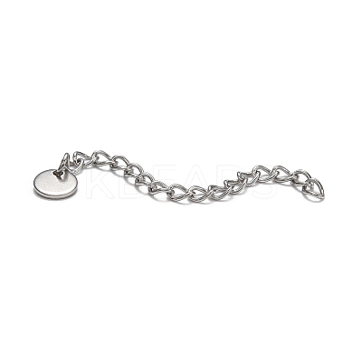 Tarnish Resistant 304 Stainless Steel Chain Extender LS-X-STAS-E104-41G-1